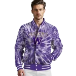 washington huskies dynamic rings purple varsity jacket best selling