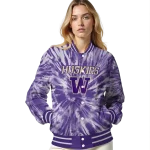 washington huskies dynamic rings purple varsity jacket best selling