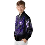washington huskies inferno skull purple black bomber jacket best selling