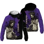 washington huskies jesus roses purple black windbreaker jacket best selling