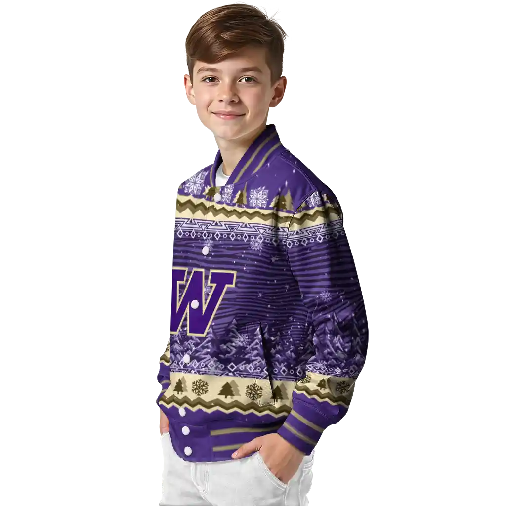 washington huskies snowy pines purple varsity jacket trendy washington huskies snowy pines purple varsity jacket trendy