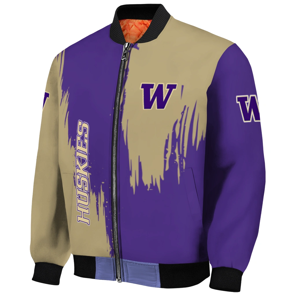 washington huskies urban mark purple bomber jacket fashion forward washington huskies urban mark purple bomber jacket fashion forward