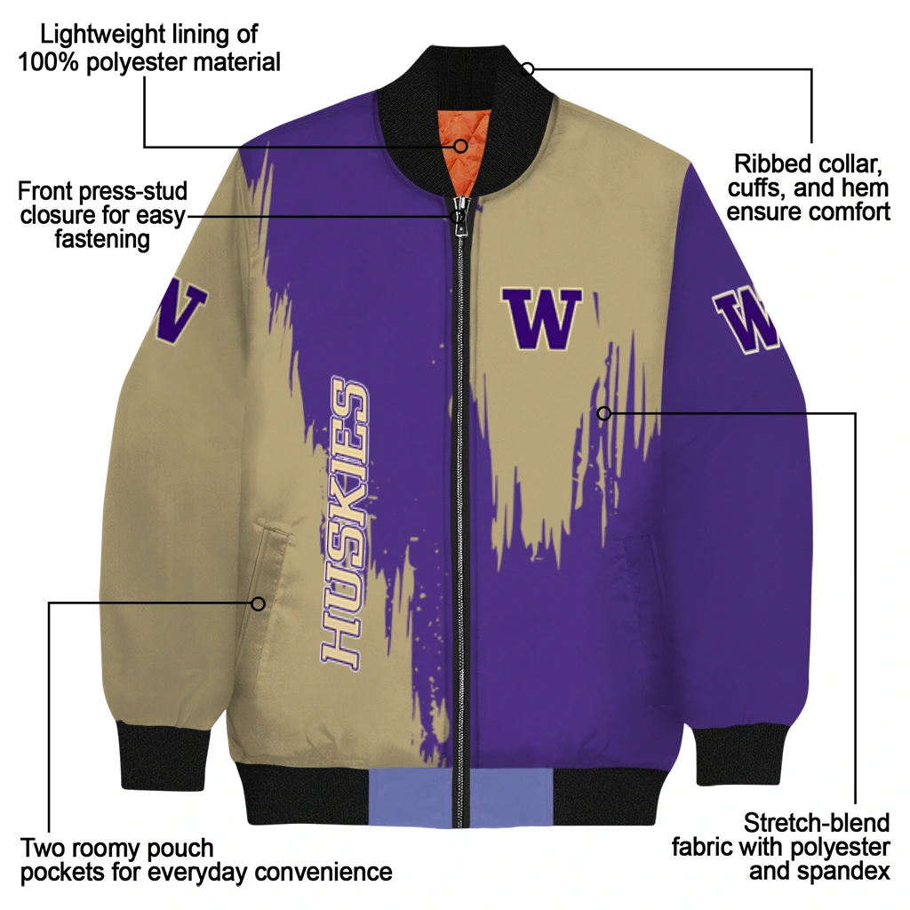 washington huskies urban mark purple bomber jacket new arrival washington huskies urban mark purple bomber jacket new arrival