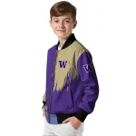 washington huskies urban mark purple bomber jacket best selling