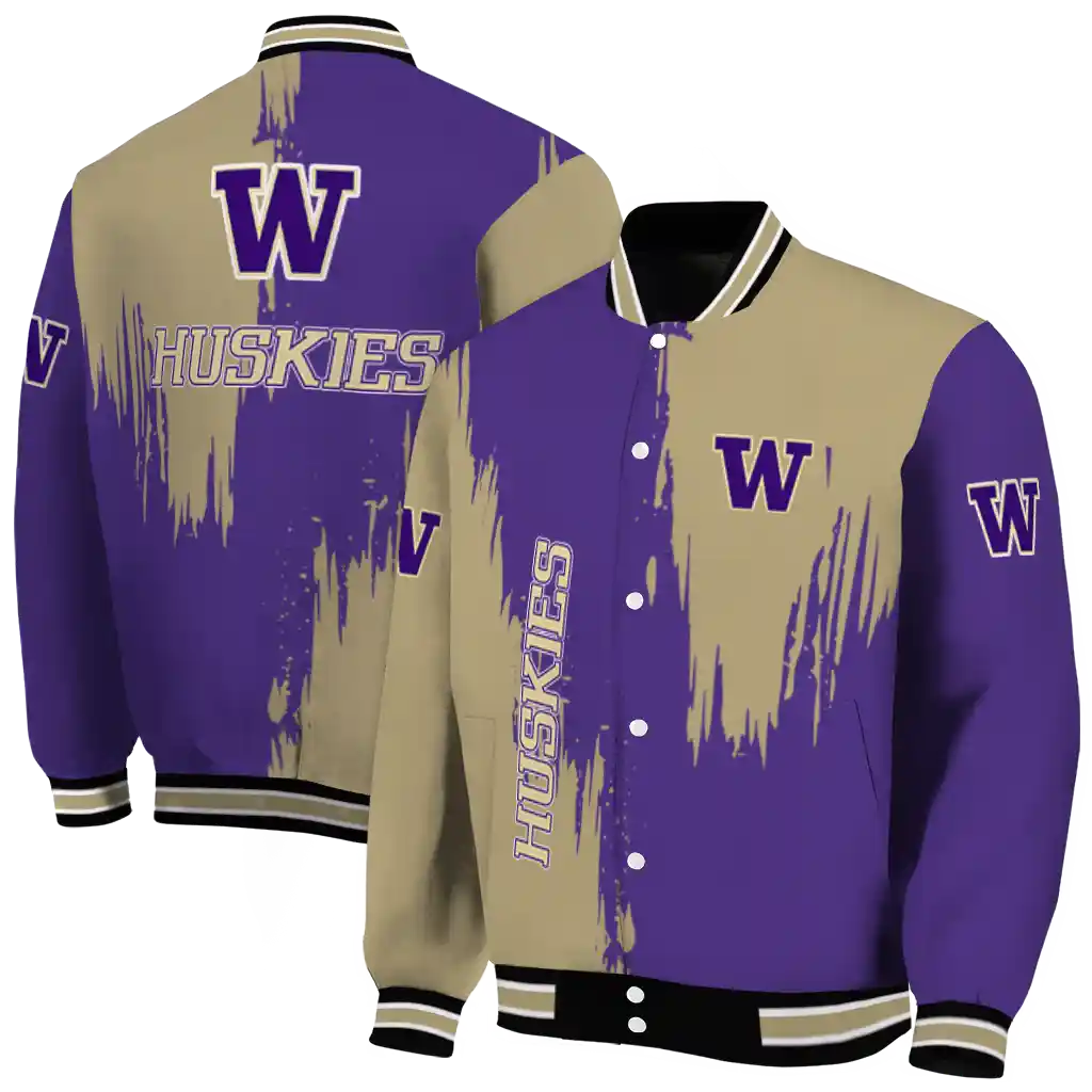 washington huskies urban mark purple varsity jacket fashion forward washington huskies urban mark purple varsity jacket fashion forward