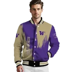washington huskies urban mark purple varsity jacket best selling