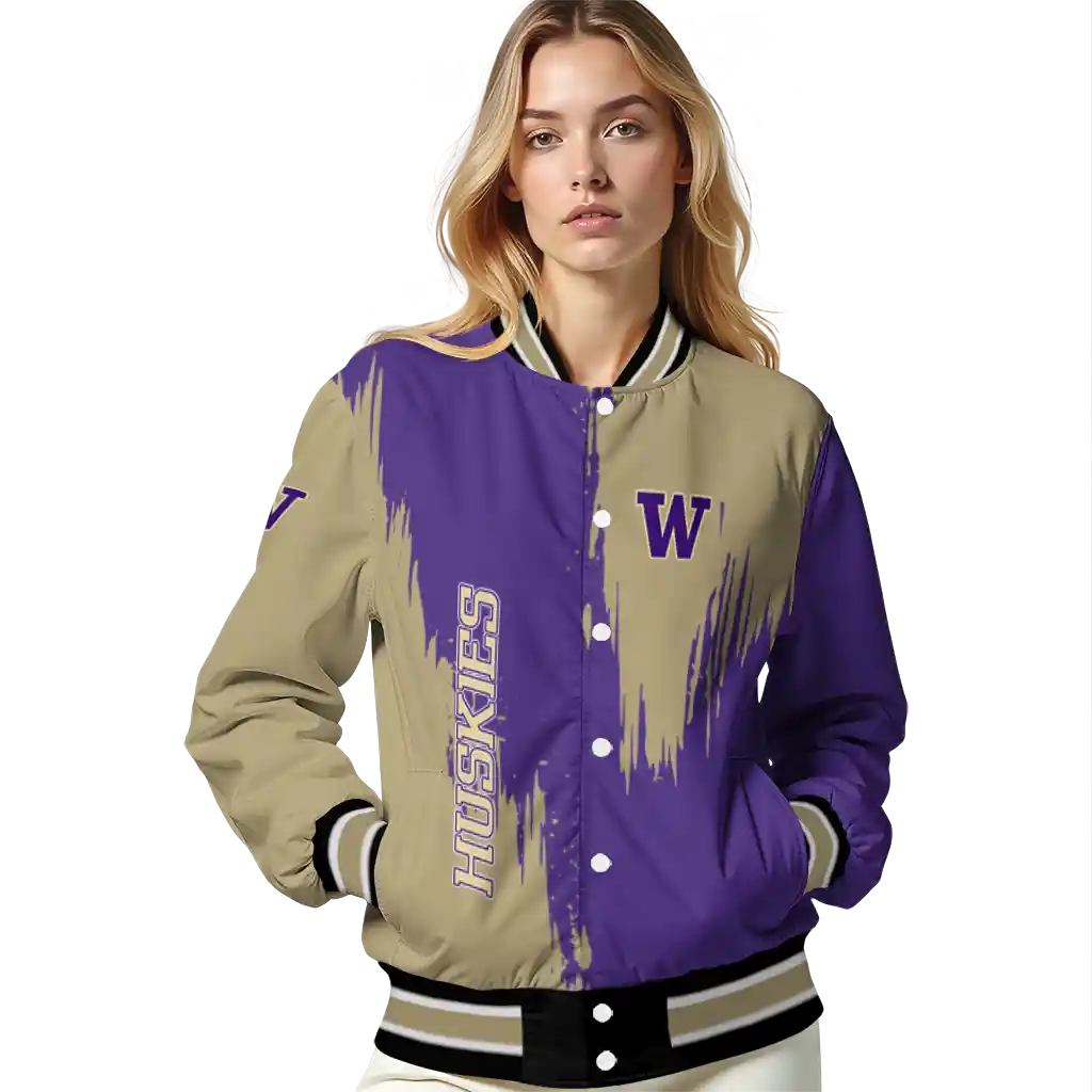 washington huskies urban mark purple varsity jacket latest model washington huskies urban mark purple varsity jacket latest model