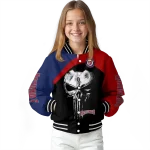 washington nationals edgy mask red black varsity jacket best selling