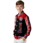 washington nationals fire skull red black varsity jacket best selling