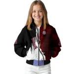 washington nationals grunge cut design red black bomber jacket best selling