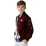 washington nationals grunge cut design red black bomber jacket best selling