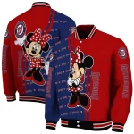 washington nationals minnie mouse red varsity jacket best selling