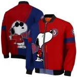 washington nationals snoopy attitude red bomber jacket best selling