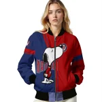 washington nationals snoopy attitude red bomber jacket best selling