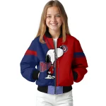 washington nationals snoopy attitude red bomber jacket best selling