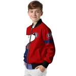 washington nationals snoopy attitude red bomber jacket best selling