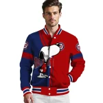 washington nationals snoopy attitude red varsity jacket best selling