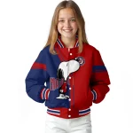 washington nationals snoopy attitude red varsity jacket best selling