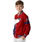 washington nationals snoopy attitude red varsity jacket best selling