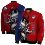 washington nationals spooky grin red bomber jacket best selling