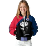 washington wizards edgy mask blue black bomber jacket best selling