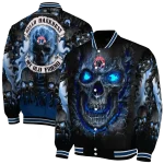 washington wizards inferno skull blue black varsity jacket best selling