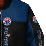 washington wizards intricate skull blue black bomber jacket best selling
