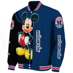 washington wizards mickey mouse blue varsity jacket best selling