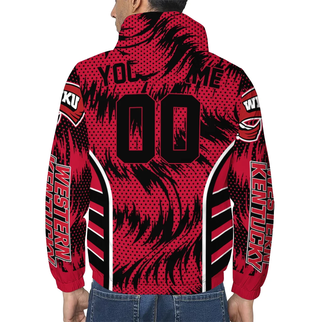 western kentucky hilltoppers dynamic heat wave red windbreaker jacket trendy western kentucky hilltoppers dynamic heat wave red windbreaker jacket trendy