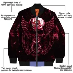 western kentucky hilltoppers skull bite red black bomber jacket best selling
