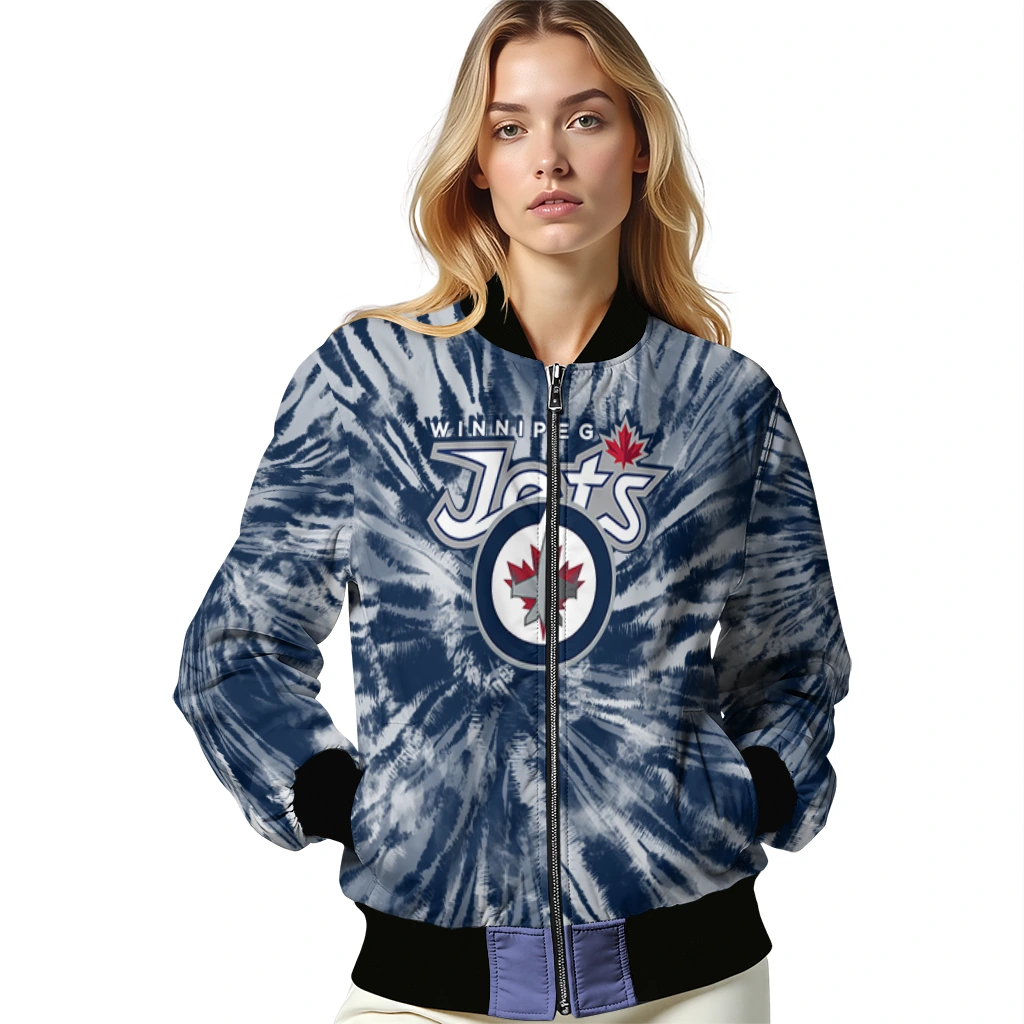winnipeg jets dynamic rings blue bomber jacket latest model winnipeg jets dynamic rings blue bomber jacket latest model