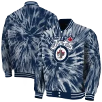 winnipeg jets dynamic rings blue varsity jacket best selling
