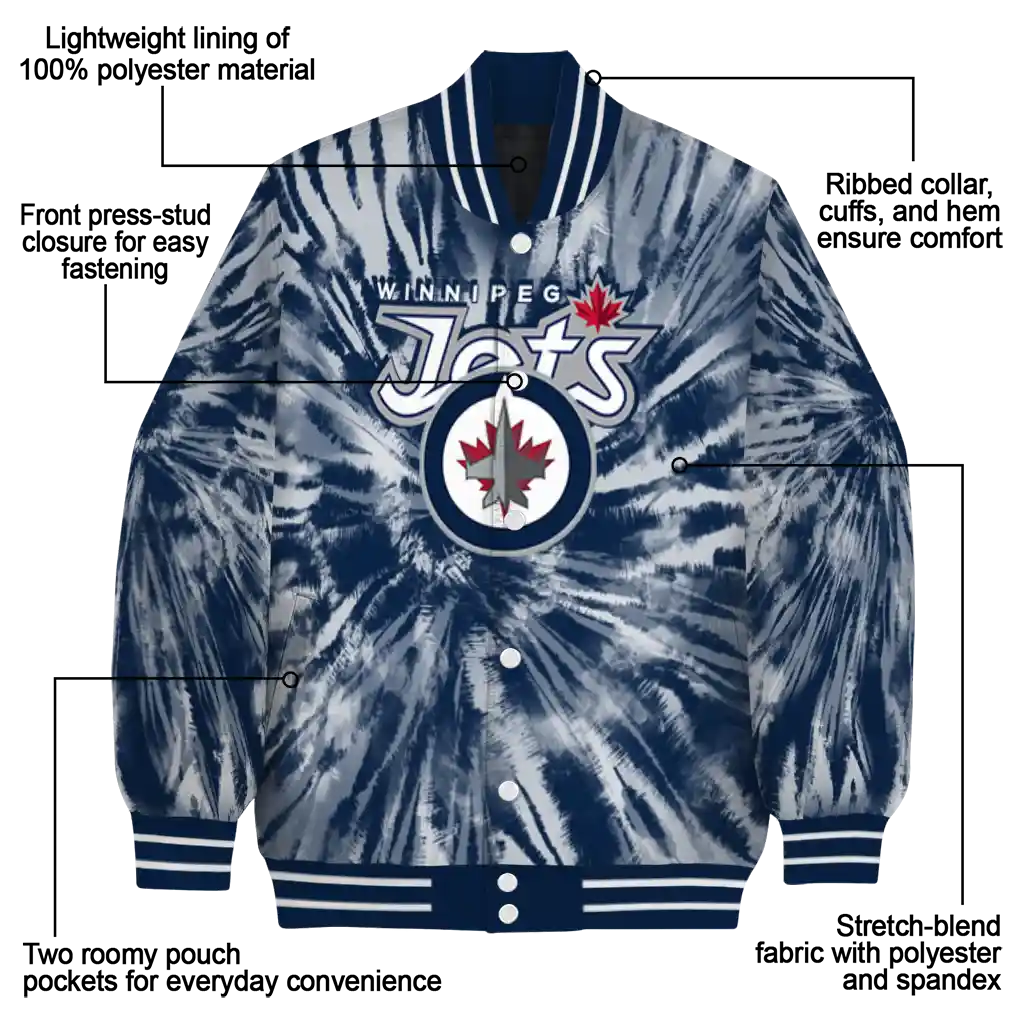winnipeg jets dynamic rings blue varsity jacket new arrival winnipeg jets dynamic rings blue varsity jacket new arrival