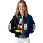 winnipeg jets mickey mouse blue bomber jacket best selling