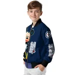 winnipeg jets mickey mouse blue bomber jacket best selling