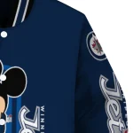 winnipeg jets minnie mouse blue varsity jacket best selling
