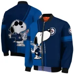 winnipeg jets snoopy attitude blue bomber jacket best selling