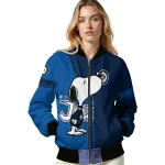 winnipeg jets snoopy attitude blue bomber jacket best selling