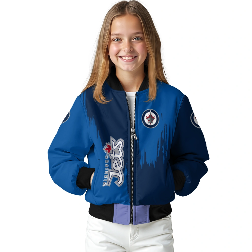 winnipeg jets urban mark blue bomber jacket top rated winnipeg jets urban mark blue bomber jacket top rated