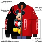 wisconsin badgers mickey mouse red bomber jacket best selling