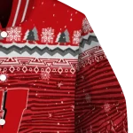 wisconsin badgers snowy pines red varsity jacket best selling