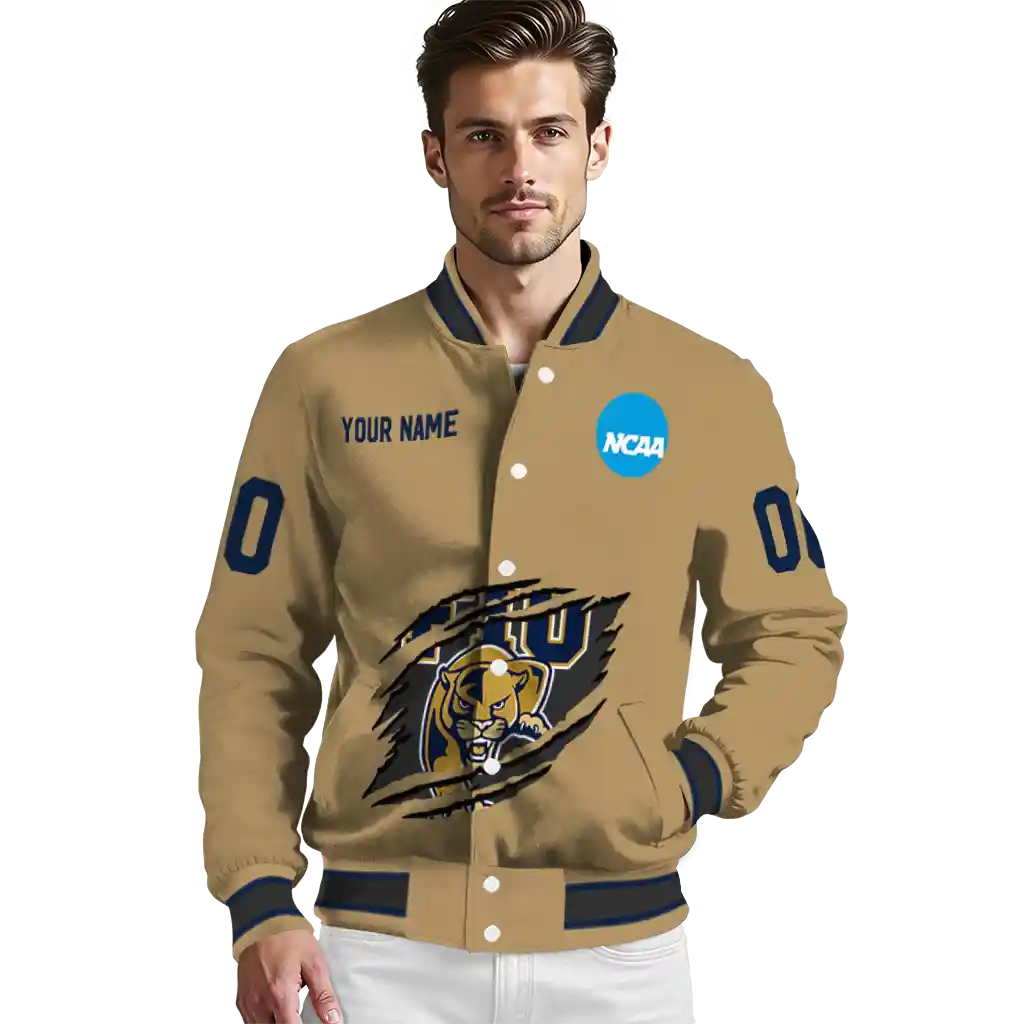 custom fiu panthers claw effect beige varsity jacket high quality.webp custom fiu panthers claw effect beige varsity jacket high quality.webp