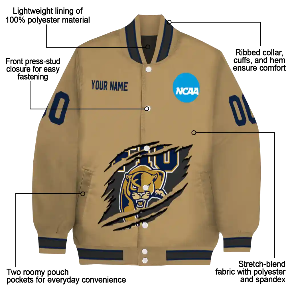 custom fiu panthers claw effect beige varsity jacket new arrival.webp custom fiu panthers claw effect beige varsity jacket new arrival.webp