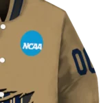 custom fiu panthers claw effect beige varsity jacket best selling.webp