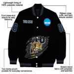 custom fiu panthers claw shred black varsity jacket best selling.webp