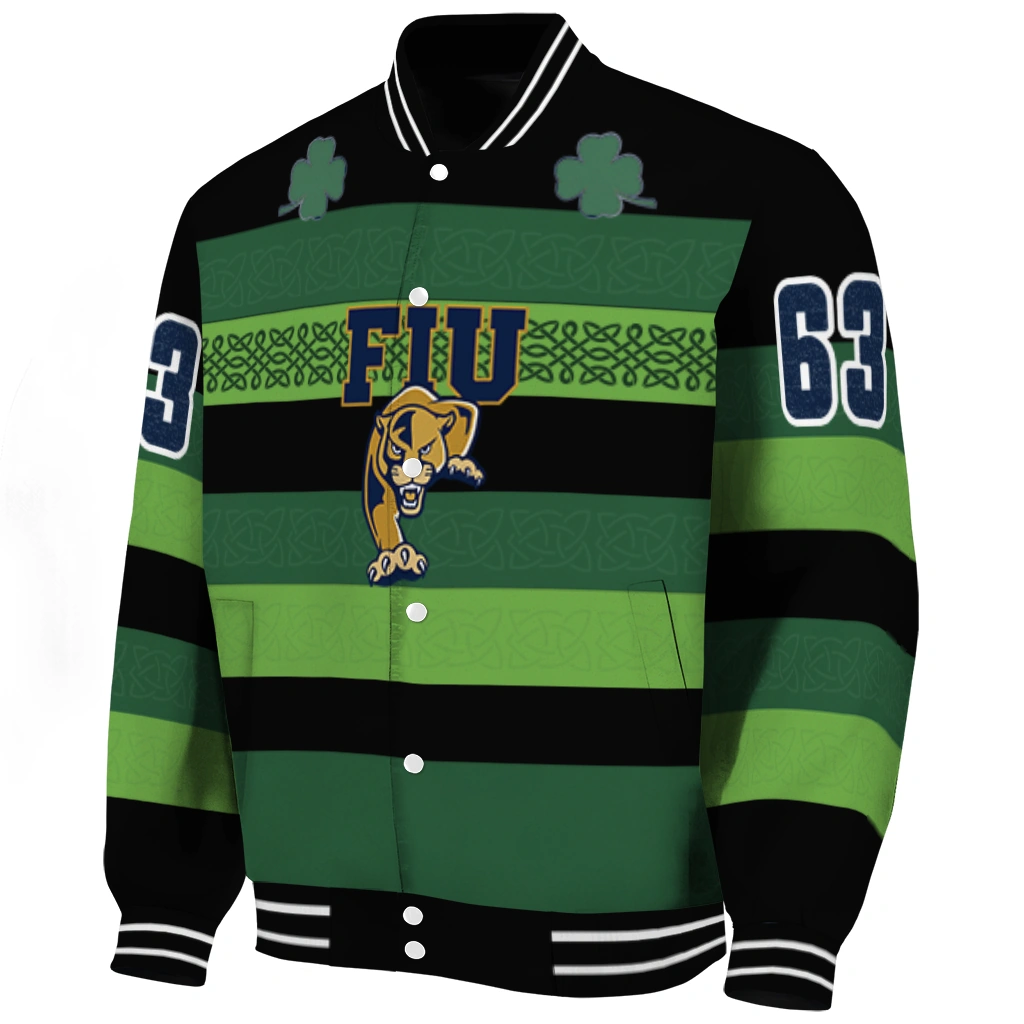 custom fiu panthers clover green lines green black varsity jacket best selling.webp custom fiu panthers clover green lines green black varsity jacket best selling.webp