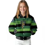 custom fiu panthers clover green lines green black varsity jacket best selling.webp