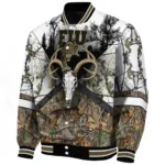 custom fiu panthers deer skull camouflage white varsity jacket best selling.webp