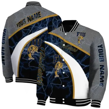 custom fiu panthers electric flash blue varsity jacket fashion forward.webp