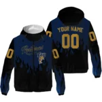 custom fiu panthers flame trim blue black windbreaker jacket best selling.webp